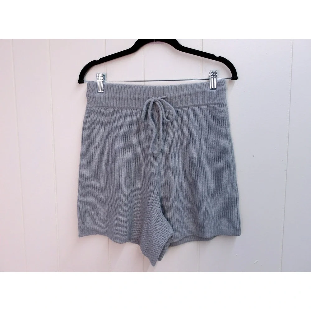 Rachel‎ Parcell Pull On Sweater Knit Shorts, Women's Medium, Harbor Mist/ #9186